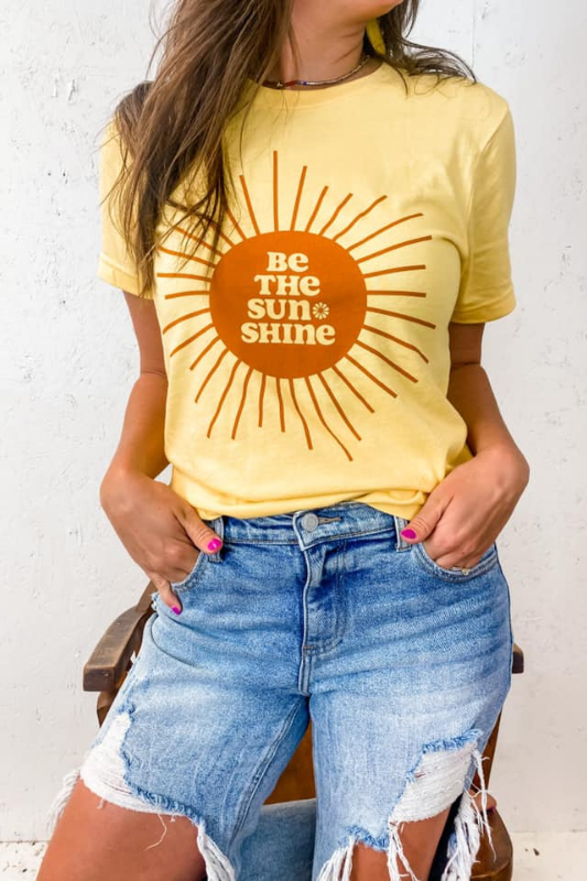 Graphic tees with 2024 yellow