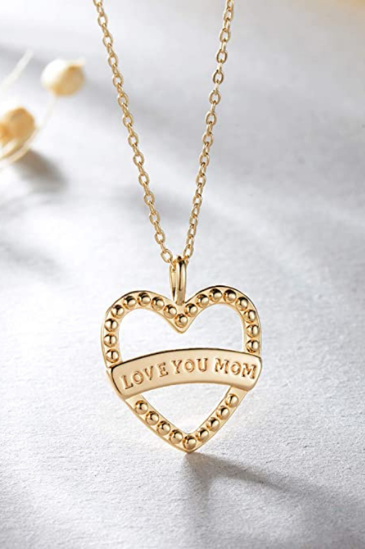 I love best sale you mom necklace