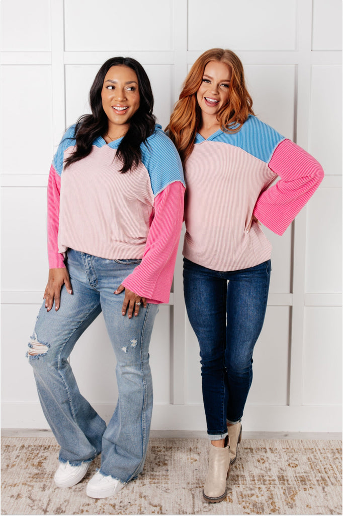   A-Tisket A-Tasket Color Block Pullover  