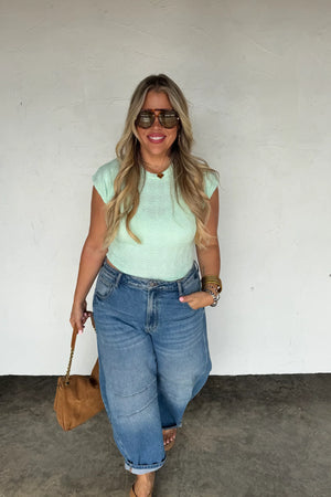 PREORDER: Spring Harley Cap Sleeve Basic Top