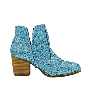 Frankie Glitter Boots Blue