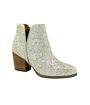 Frankie Glitter Boots Gold