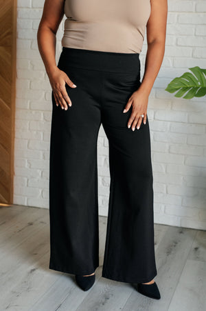 Magic Wide Leg Black Pants