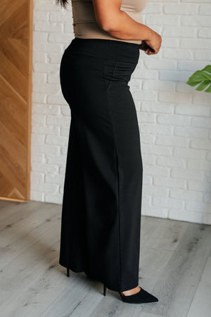 Magic Wide Leg Black Pants