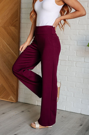 Magic Wide Leg Wine Pants