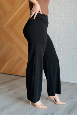 Magic Wide Leg Black Pants