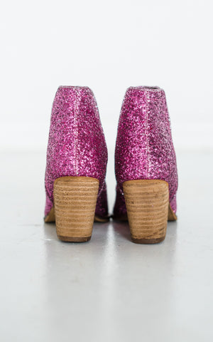 Frankie Glitter Boots Pink