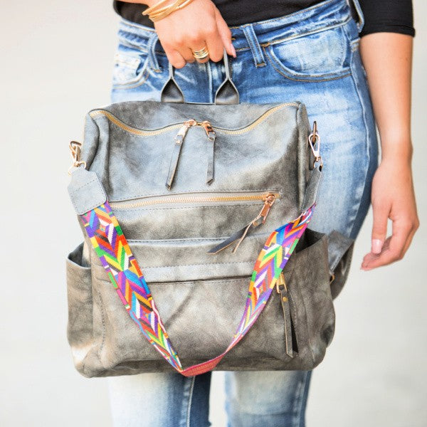 DIY Backpack Purse Free sewing pattern - Sew Modern Bags