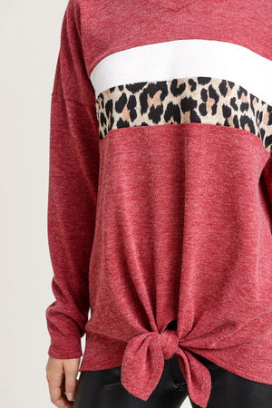 womens leopard print top