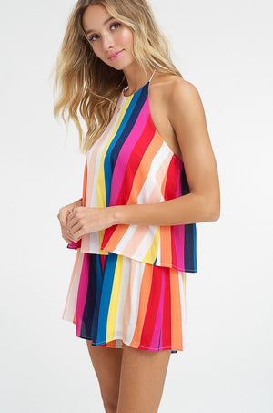 Fun Time Striped Romper