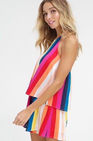 Fun Time Striped Romper