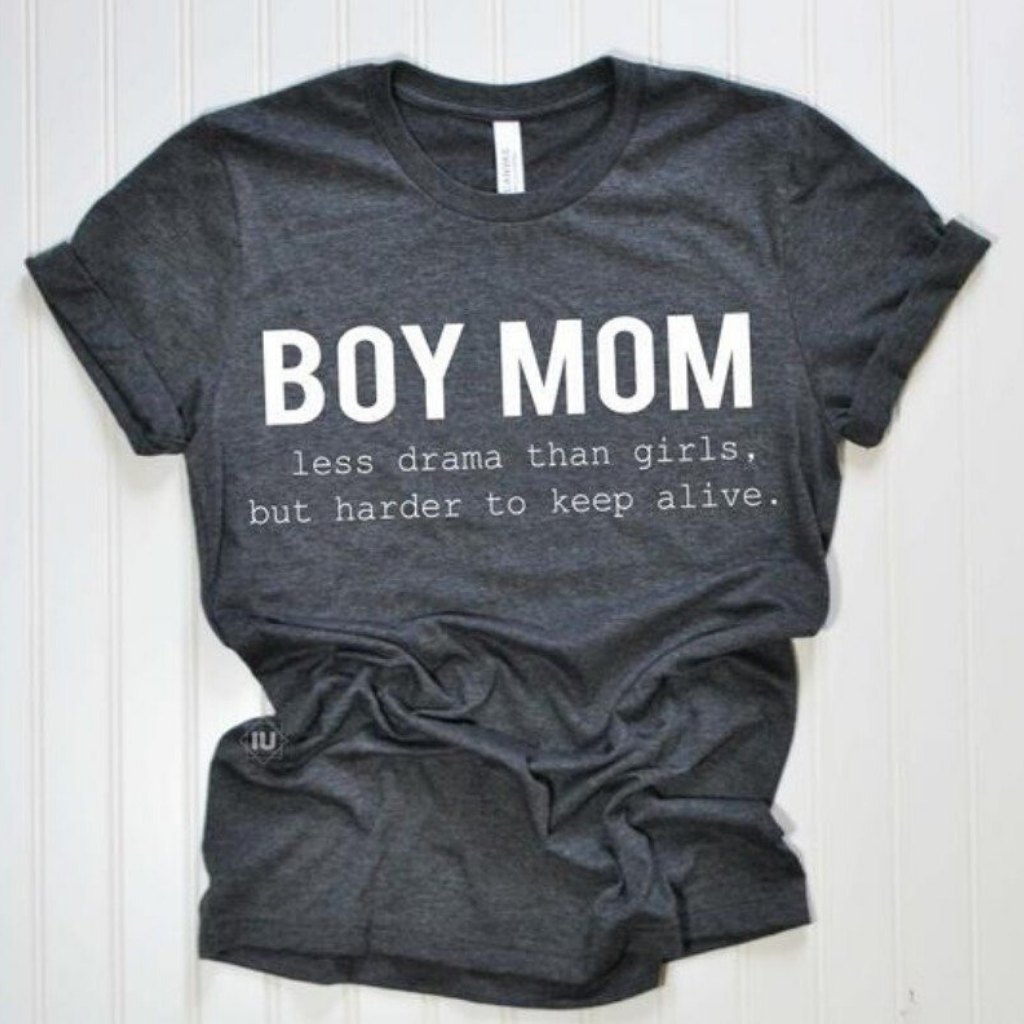 tee shirts, funny t shirts, cool t shirts, boy mom shirt, boy mom