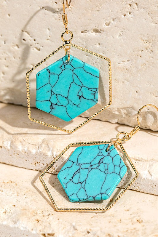 Mary Turquoise Earrings