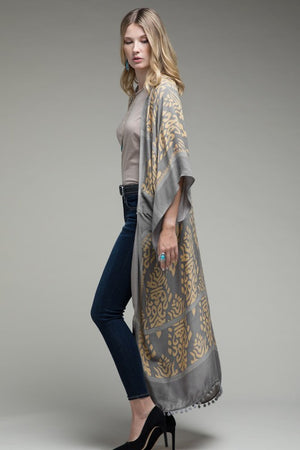 Gracie Grey Boho Kimono