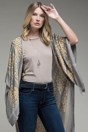 Gracie Grey Boho Kimono