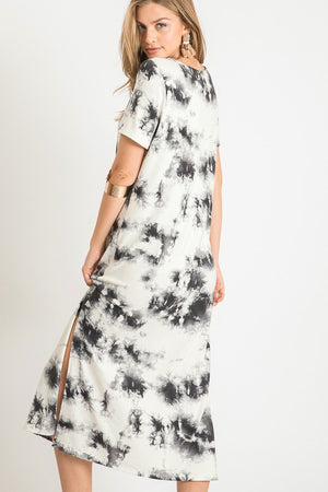 tie dye slip dress