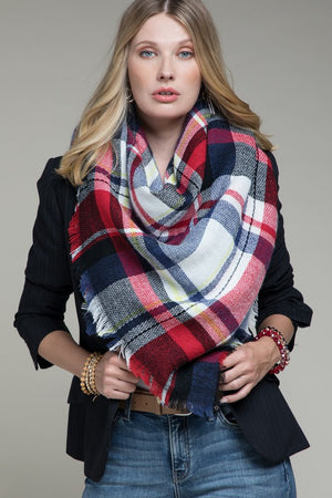 plaid scarf