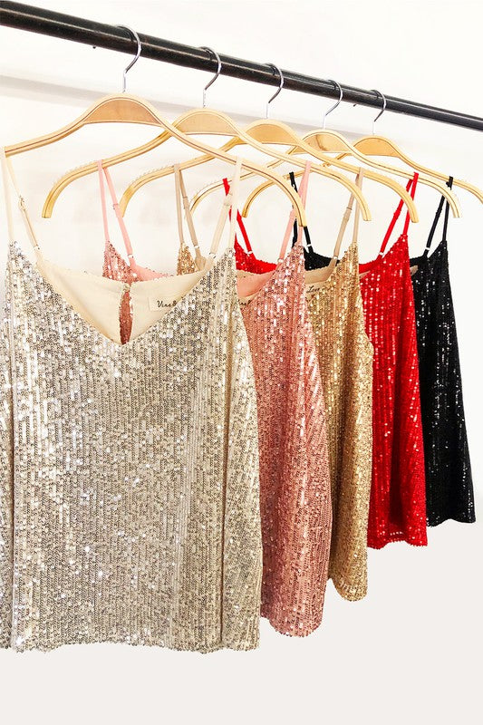 Sequin Tank Tops