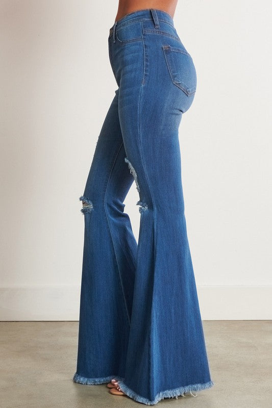 high waisted bell bottoms