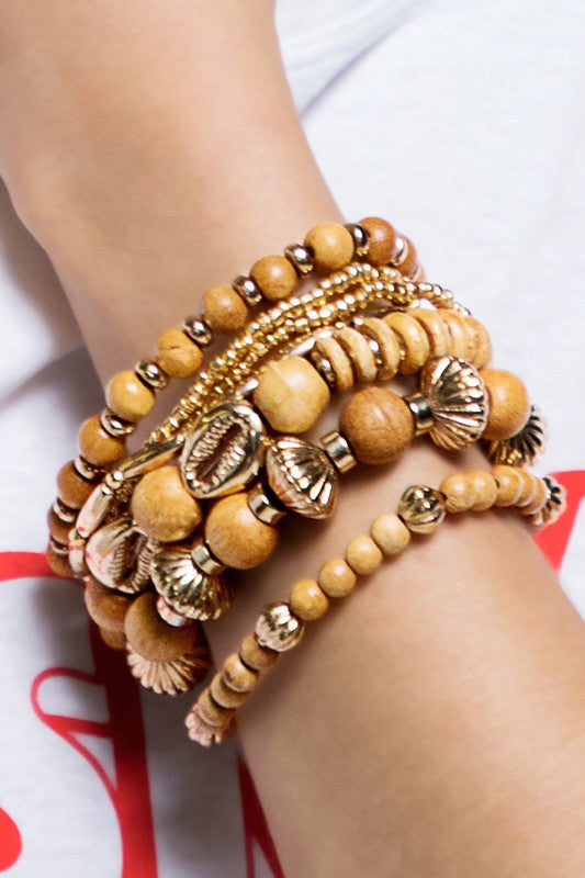 Wood bracelets for women