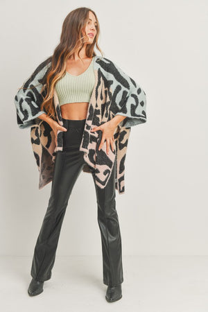 Luxe Multicolor Poncho