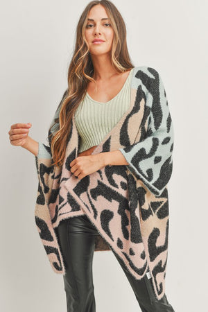 Luxe Multicolor Poncho