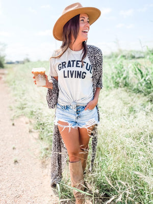 Grateful Living Graphic Tee