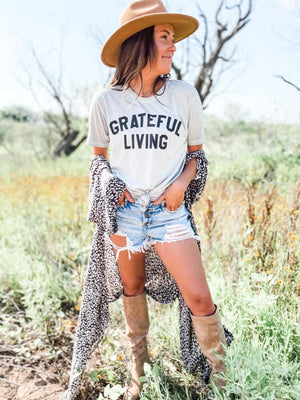 Grateful Living Graphic Tee