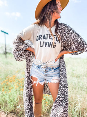 Grateful Living Graphic Tee