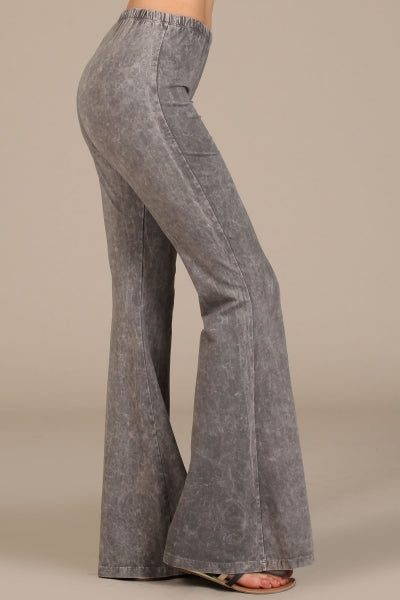 grey bell bottoms