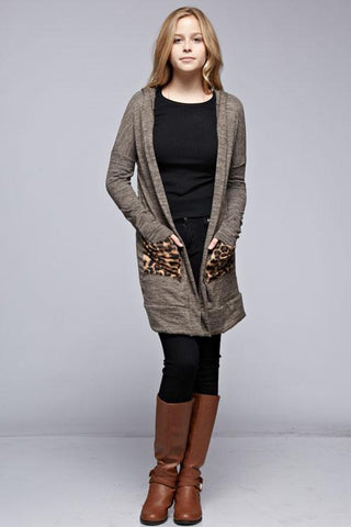 Leopard Outfits, leopard cardigan