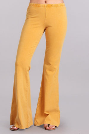 Yellow Bell Bottoms for women
