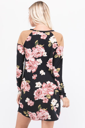 Long Sleeve Floral Dress