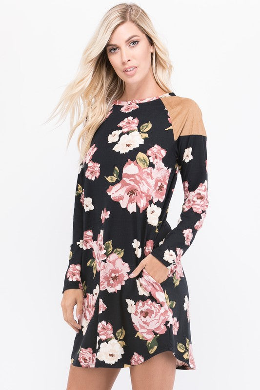 Long Sleeve Floral Dress