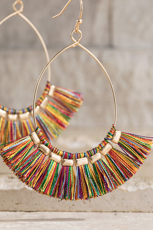 Multi Tassel Earrings