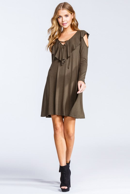 dress shops, long sleeve dress, green dress