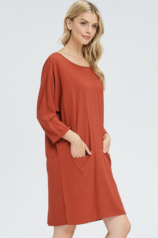 Leisurely Long Sleeve Dress