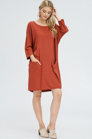 Leisurely Long Sleeve Dress