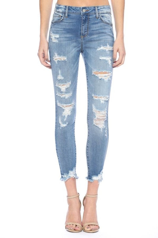 high Rise Jeans, high waisted ripped jeans