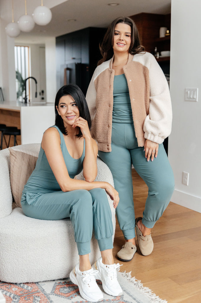   Always Accelerating Joggers in Tidewater Teal  