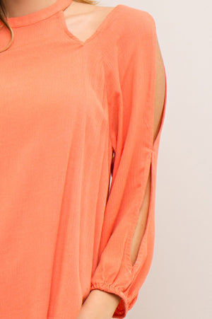 Take a Peek Cold Shoulder Top