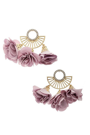 Vintage Flower Post Earrings