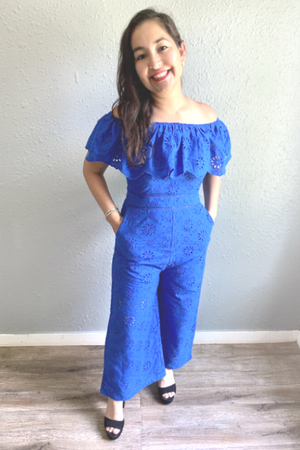 Royal Blue Jumpsuit