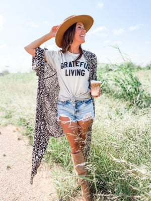 Grateful Living Graphic Tee